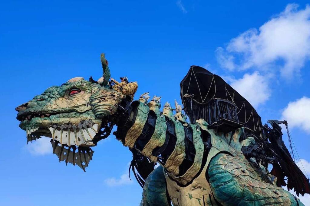 Studio Calais Front De Mer-Le Cocon Du Dragon-Classe 3 Etoiles Экстерьер фото